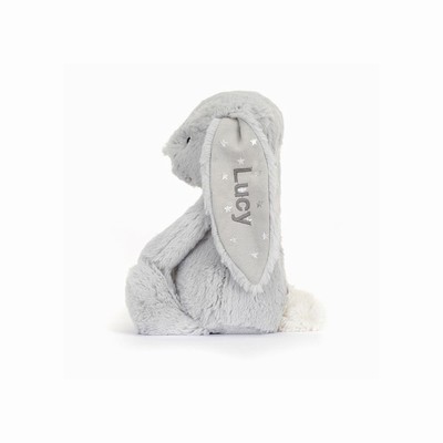 Jellycat Bashful Shimmer Bunny Medium New Zealand | VWOLZ9083